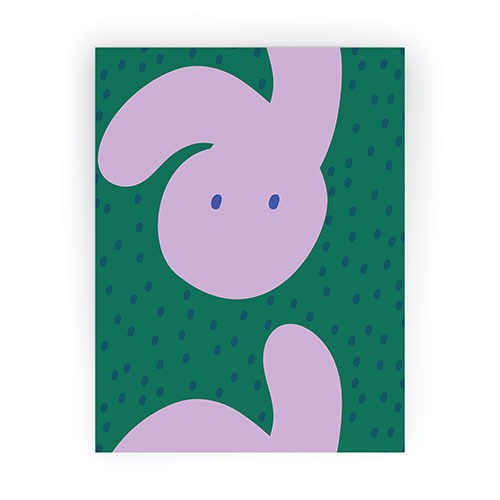 Camilla Foss Pebbles and Rabbit Mini Art Print