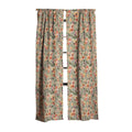 Ninola Design Botanic Retreat Painterly Tropical Flowers Sage Green Blackout Window Curtain