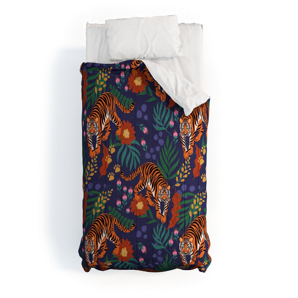 Design by Spark Tiger of the Glorious Jungle Comforter
