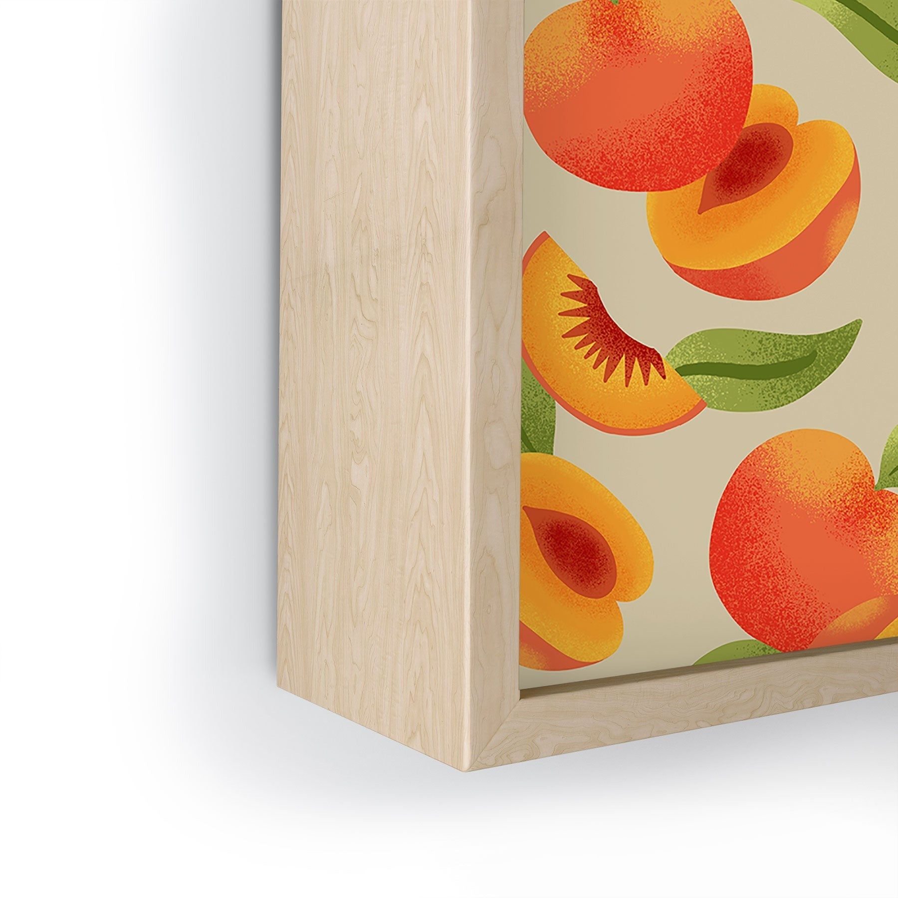 Jessica Molina Peach Pattern Framed Mini Art Print