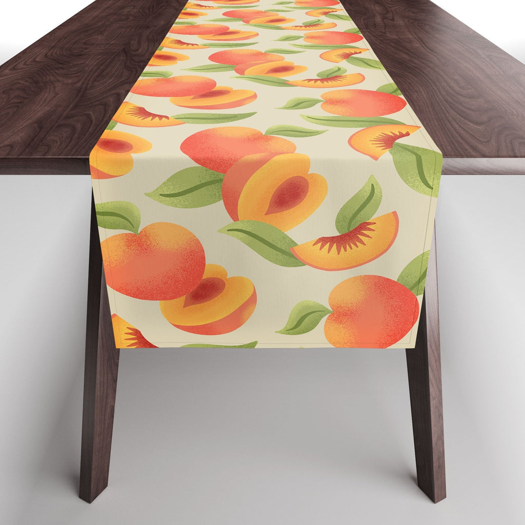 Jessica Molina Peach Pattern Table Runner