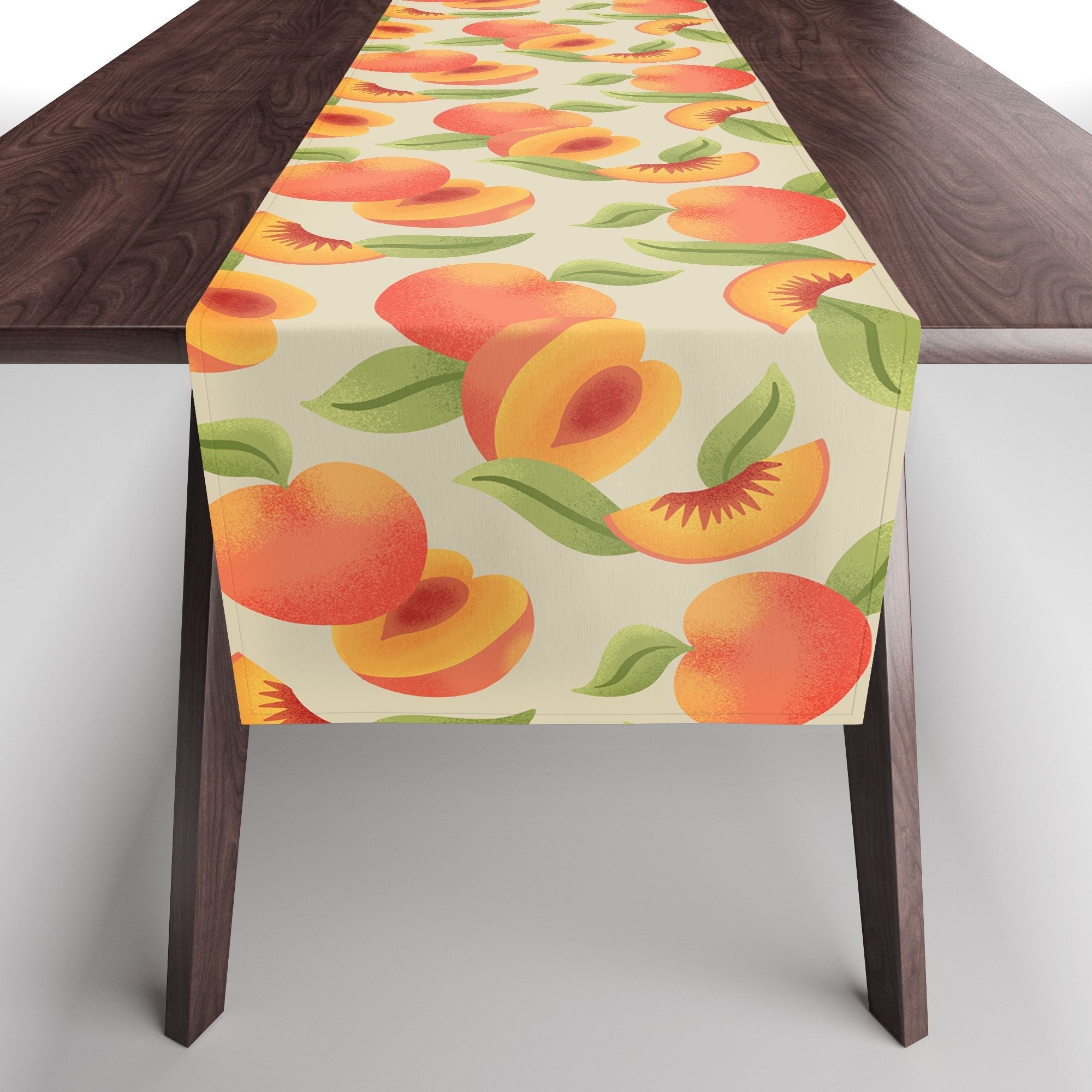 Jessica Molina Peach Pattern Table Runner