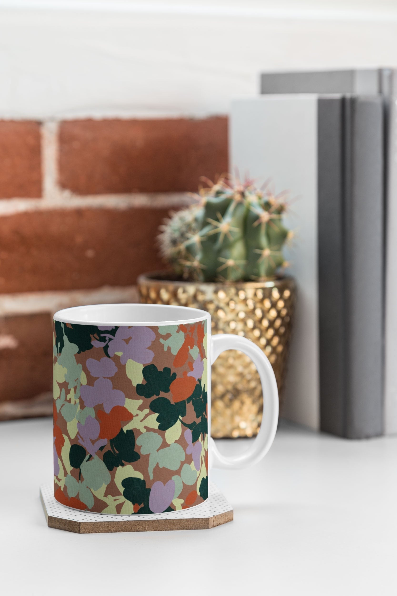 Marta Barragan Camarasa Retro Bloom Medley Coffee Mug