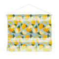 Jessica Molina Lemon Pattern on Sky Blue Wall Hanging Landscape