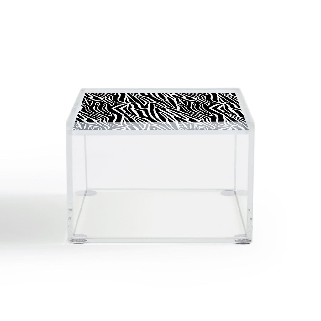 Jennifer Labre Wild Zebra Acrylic Box