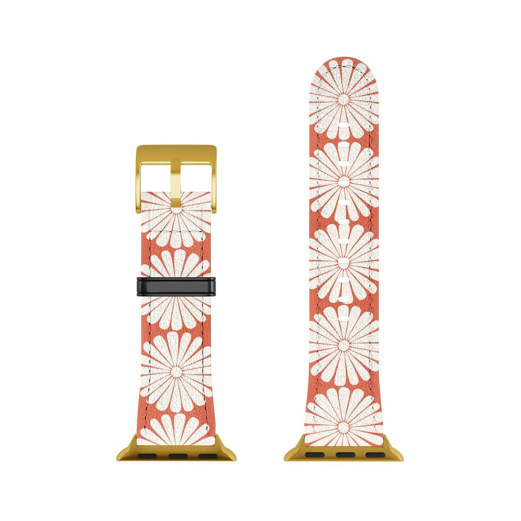 Colour Poems Retro Daisy XV Apple Watch Band