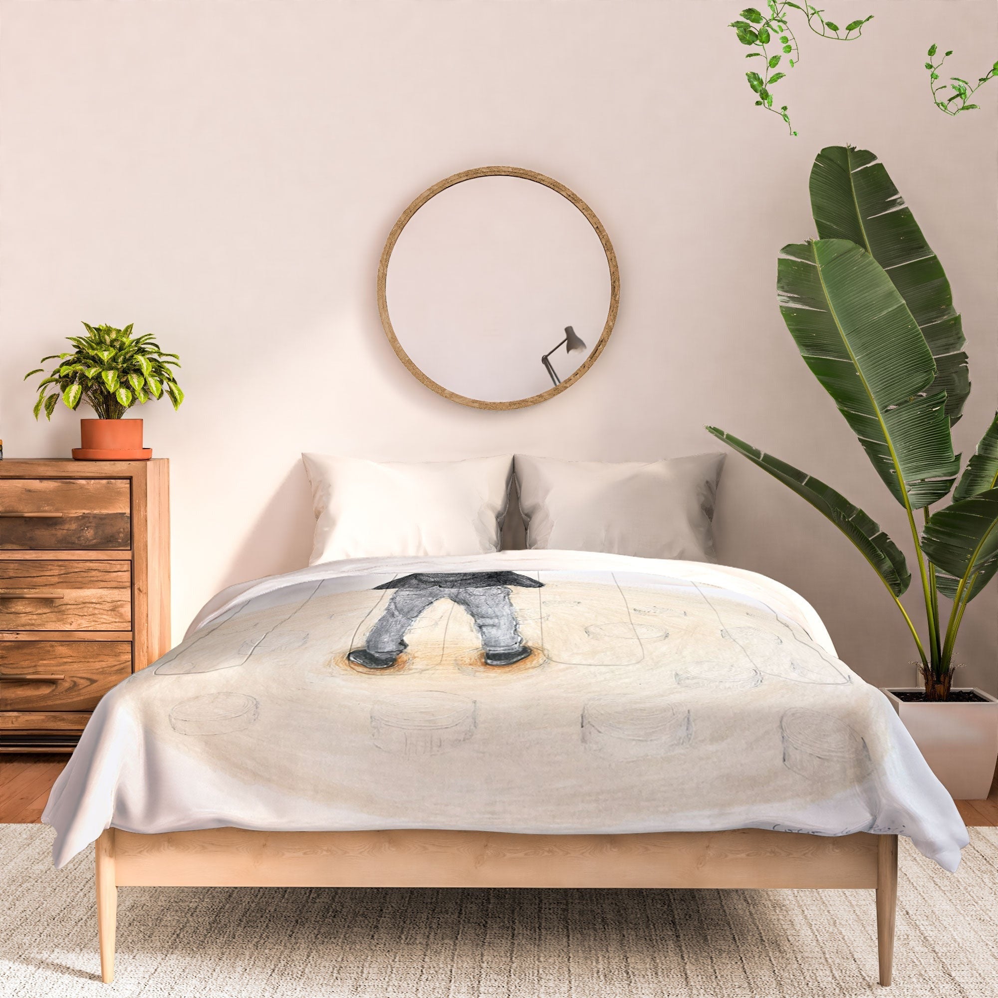 Coco de Paris Wood in the sky Comforter