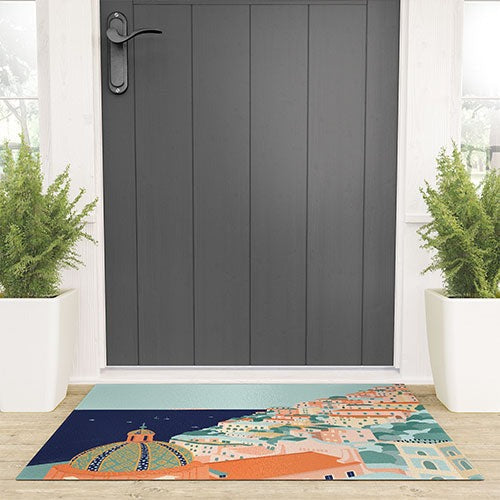 Valeria Frustaci Positano in Italy Welcome Mat