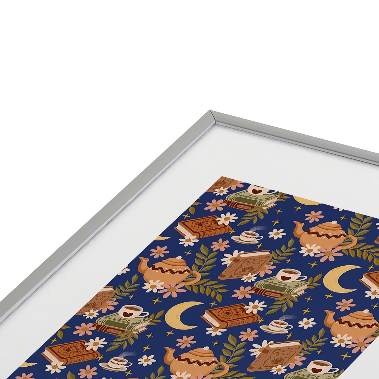 Avenie Moonlit Reading Nook II Metal Framed Art Print