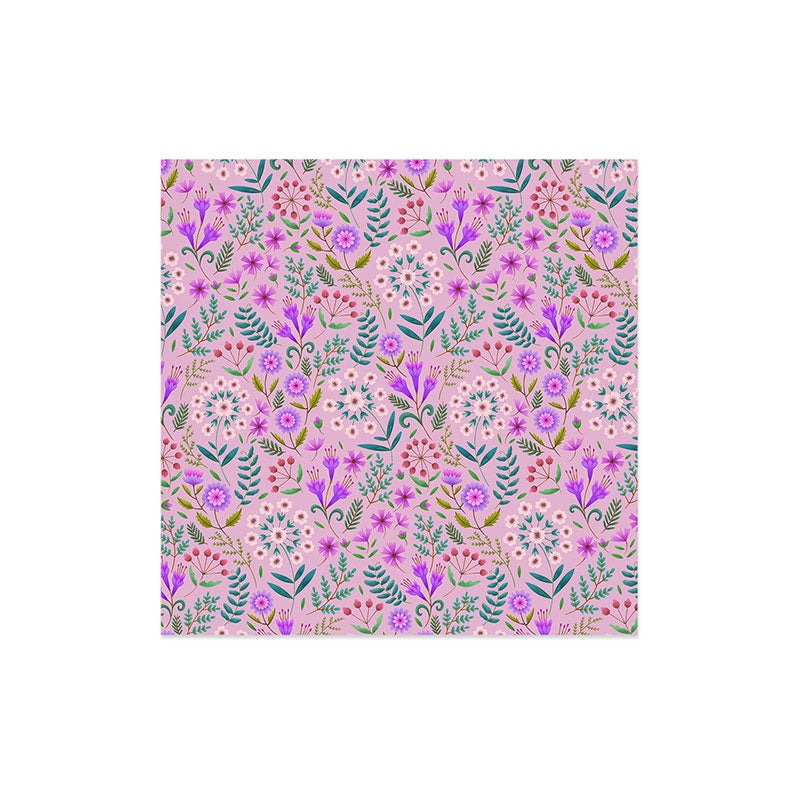 Pimlada Phuapradit Ditsy Purple Floral Half Drop Art Print