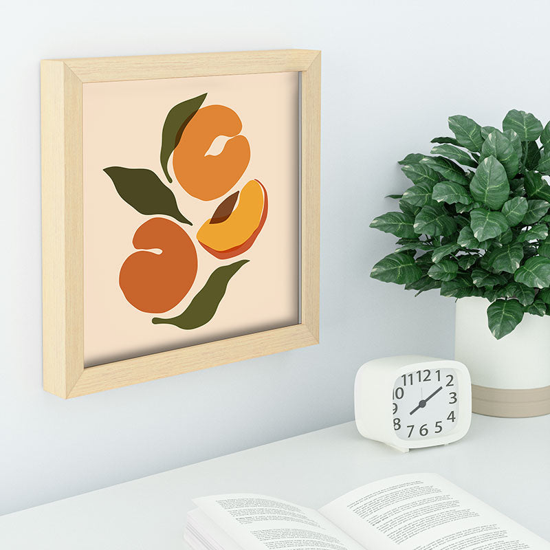 Cuss Yeah Designs Yellow Peaches Recessed Framing Square