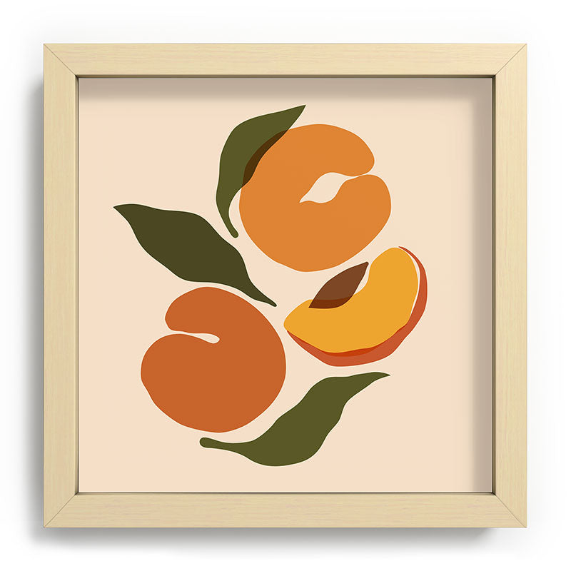 Cuss Yeah Designs Yellow Peaches Recessed Framing Square