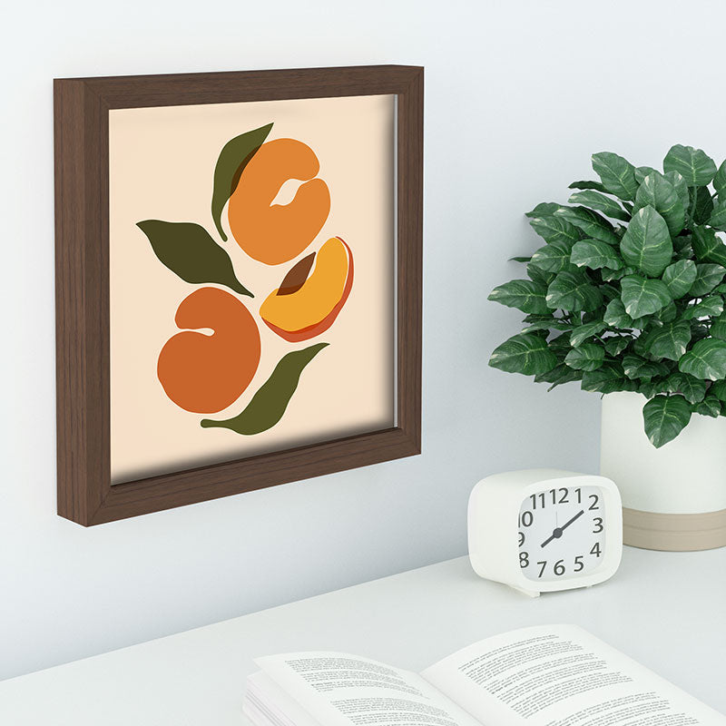 Cuss Yeah Designs Yellow Peaches Recessed Framing Square