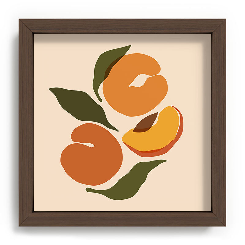 Cuss Yeah Designs Yellow Peaches Recessed Framing Square