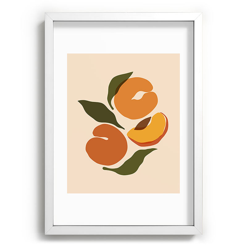 Cuss Yeah Designs Yellow Peaches Recessed Framing Rectangle