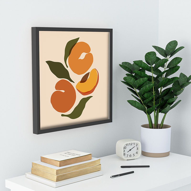 Cuss Yeah Designs Yellow Peaches Recessed Framing Square