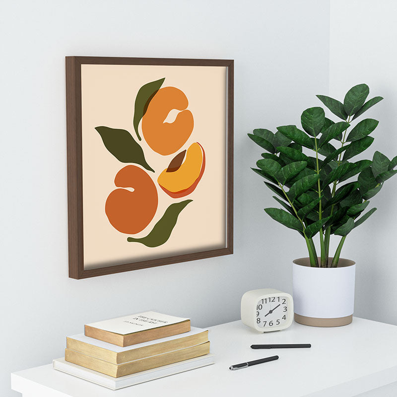 Cuss Yeah Designs Yellow Peaches Recessed Framing Square