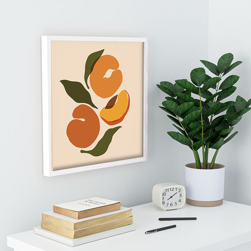 Cuss Yeah Designs Yellow Peaches Recessed Framing Square