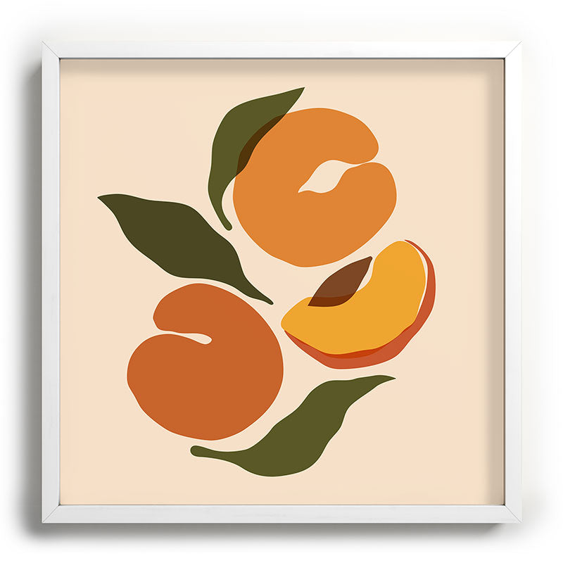 Cuss Yeah Designs Yellow Peaches Recessed Framing Square