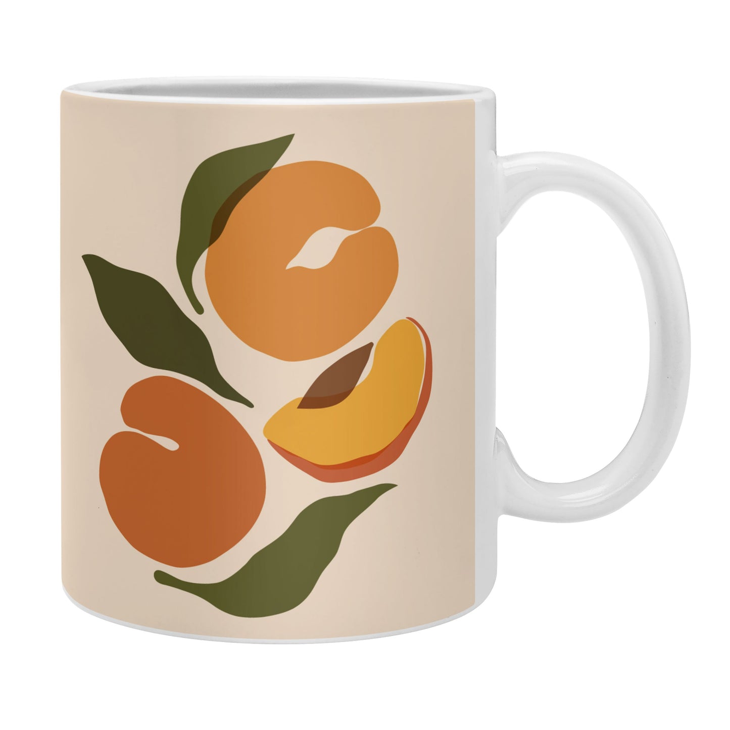 Cuss Yeah Designs Yellow Peaches Coffee Mug
