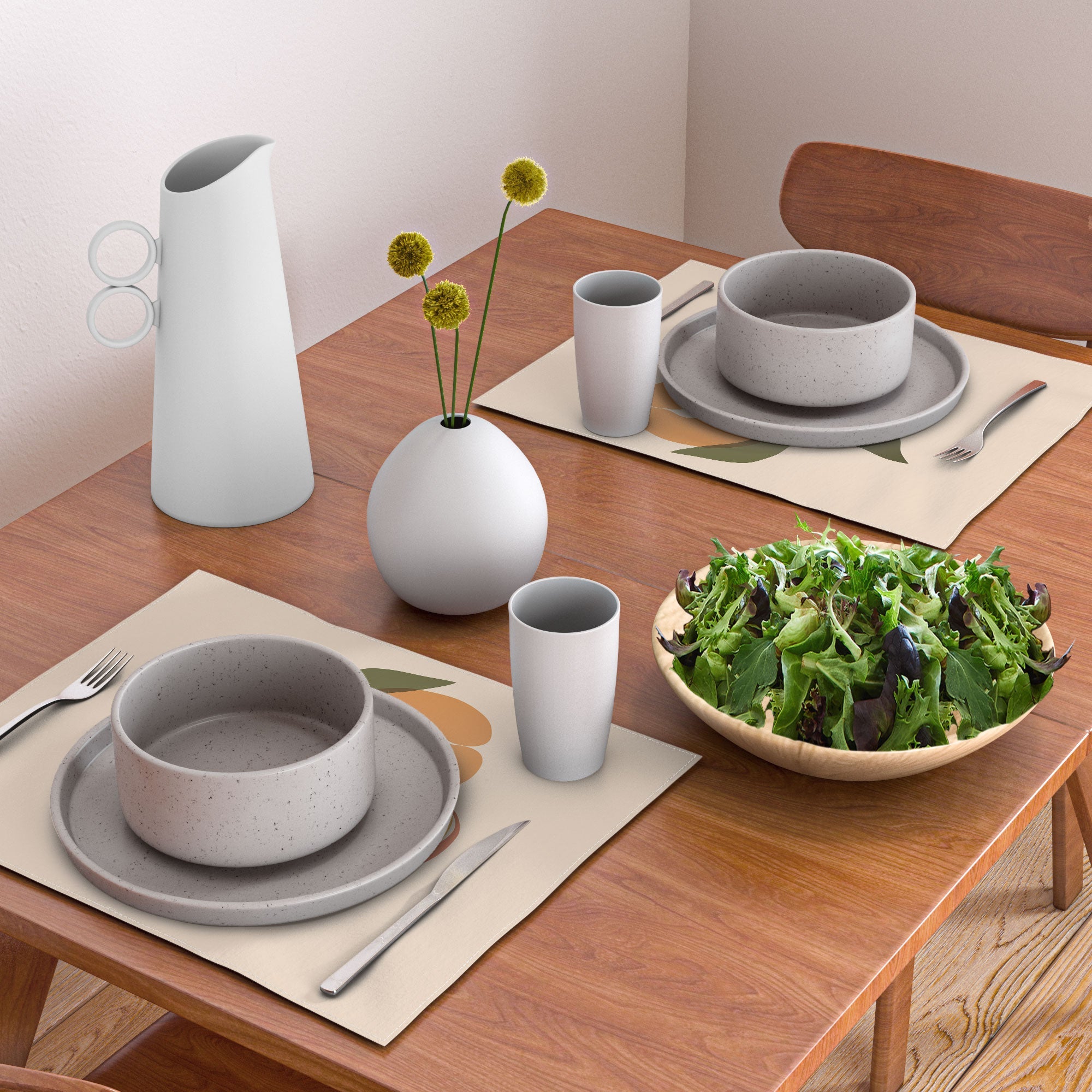 Cuss Yeah Designs Yellow Peaches Placemat