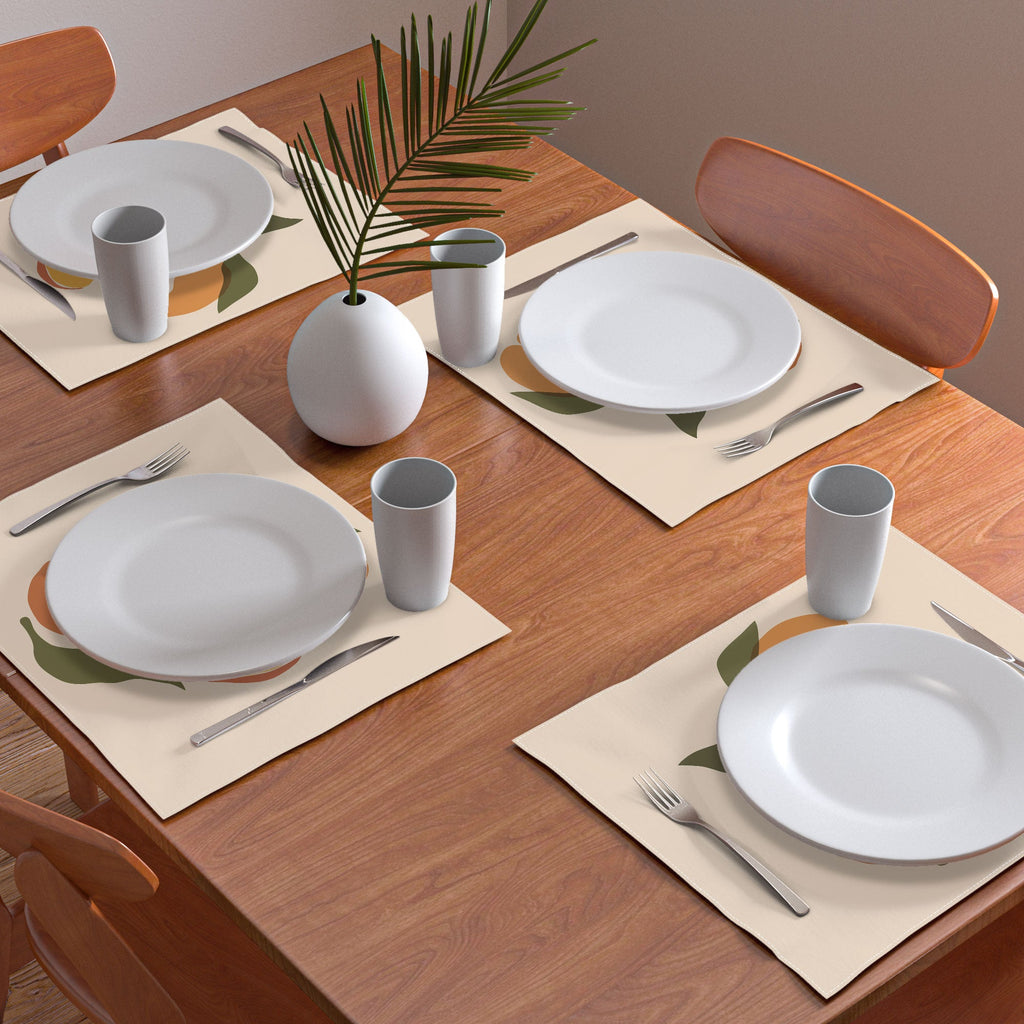Cuss Yeah Designs Yellow Peaches Placemat