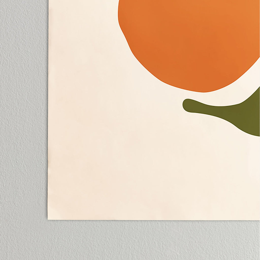 Cuss Yeah Designs Yellow Peaches Poster