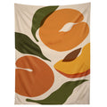 Cuss Yeah Designs Yellow Peaches Tapestry