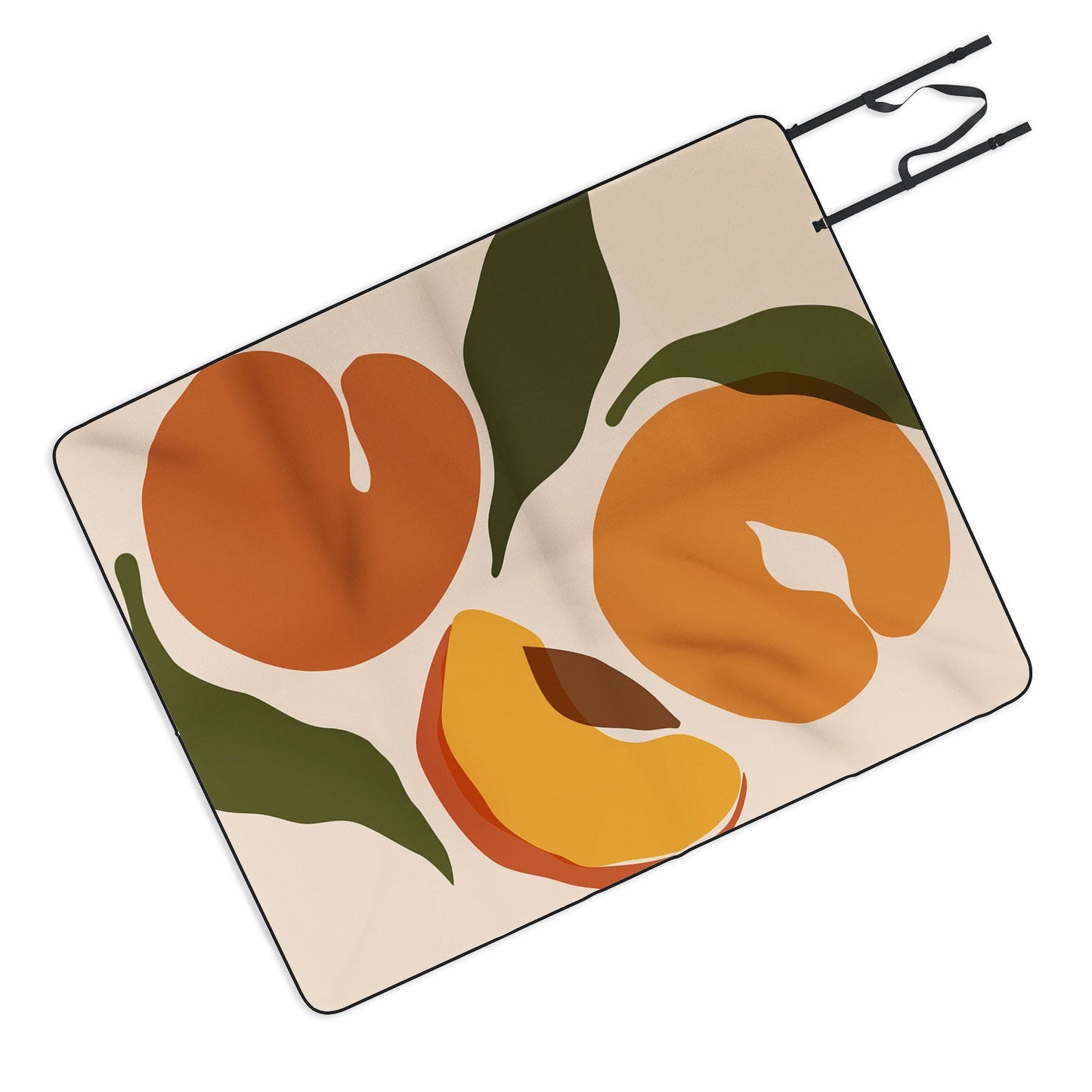 Cuss Yeah Designs Yellow Peaches Picnic Blanket