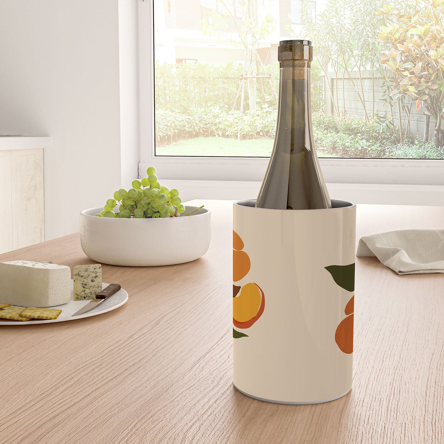 Cuss Yeah Designs Yellow Peaches Wine Chiller