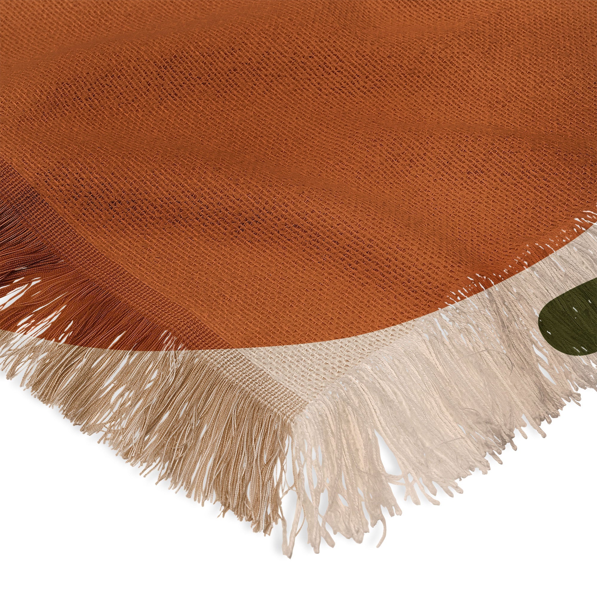 Cuss Yeah Designs Yellow Peaches Throw Blanket