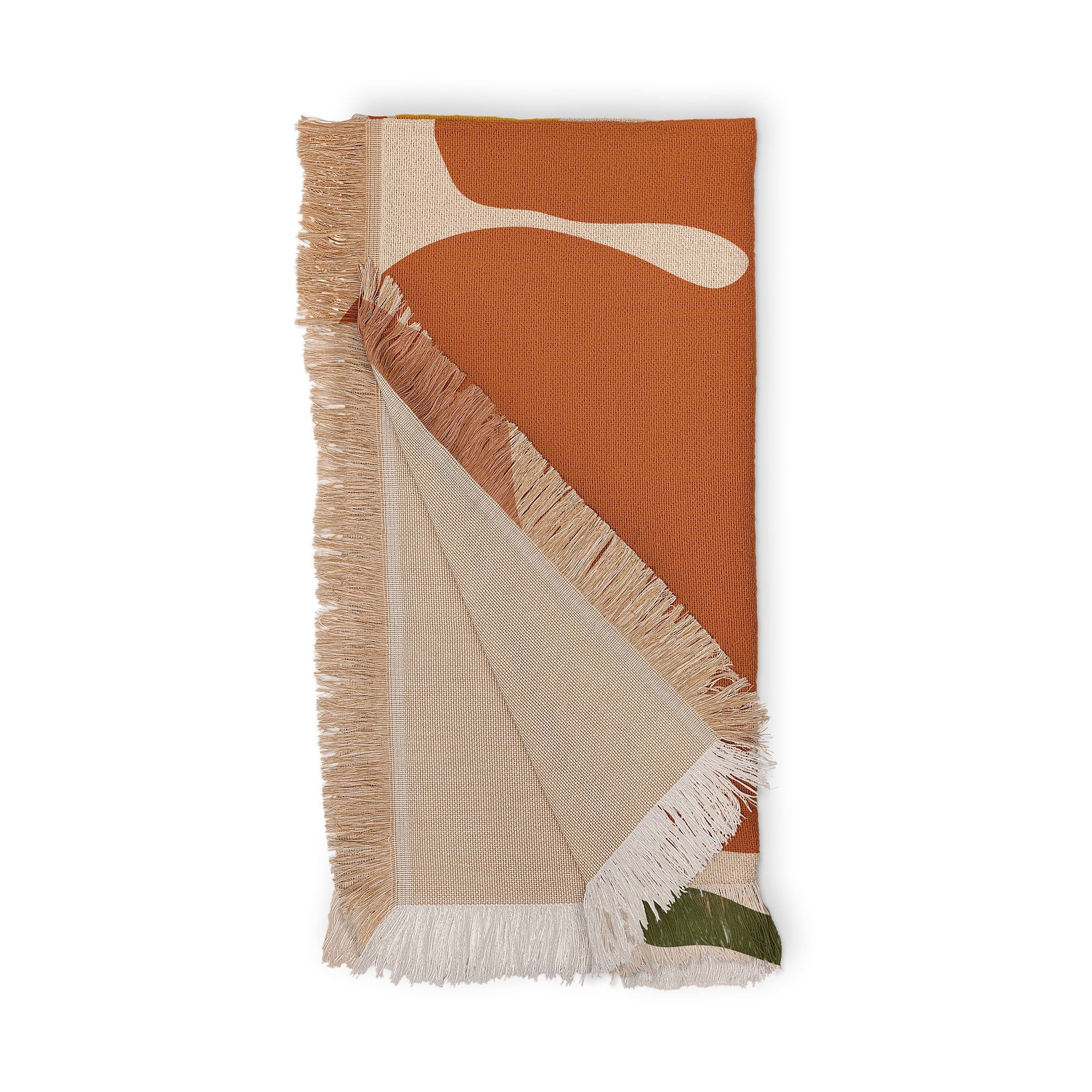 Cuss Yeah Designs Yellow Peaches Throw Blanket