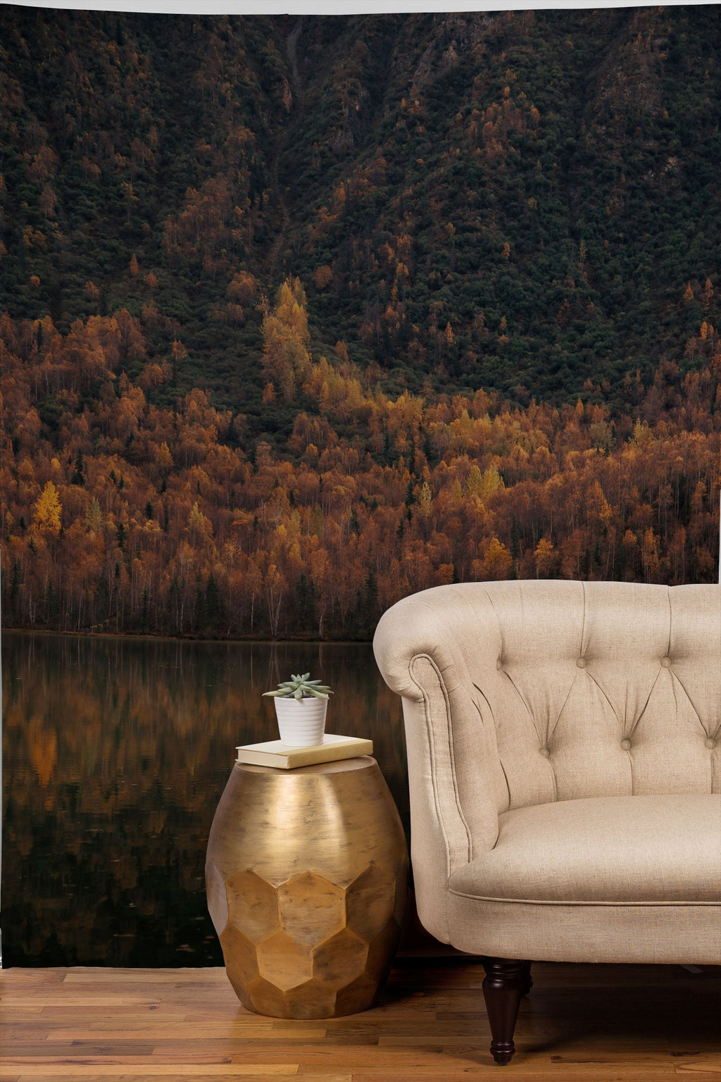 Hannah Kemp Fall Lake Tapestry