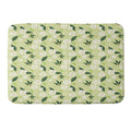 Design by Spark Matcha Tea Florals Memory Foam Bath Mat