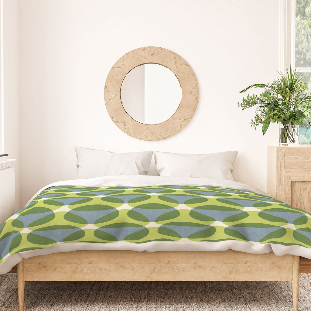 Marta Barragan Camarasa Stylish Retro Circle Duvet Cover