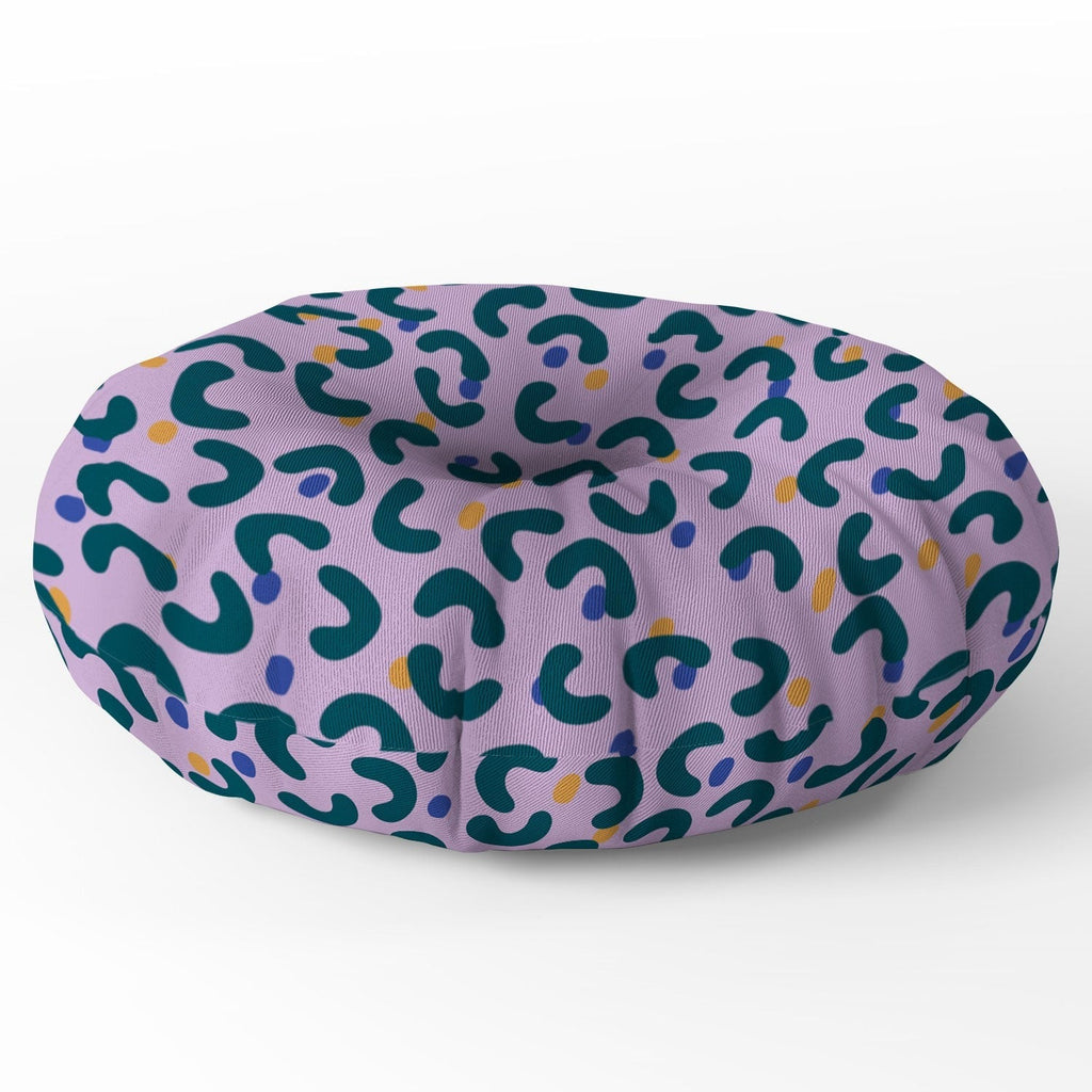 Camilla Foss Pebbles Mix Floor Pillow Round