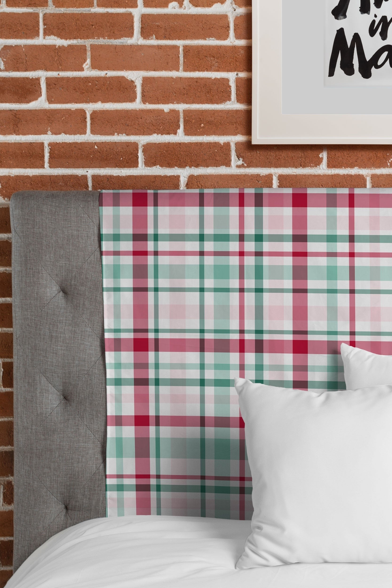 Lisa Argyropoulos Merry Vintage Plaid Tapestry