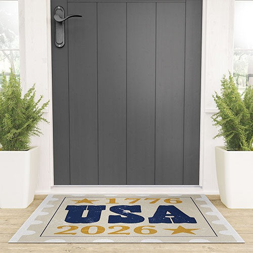DENY Designs USA Stamp Welcome Mat