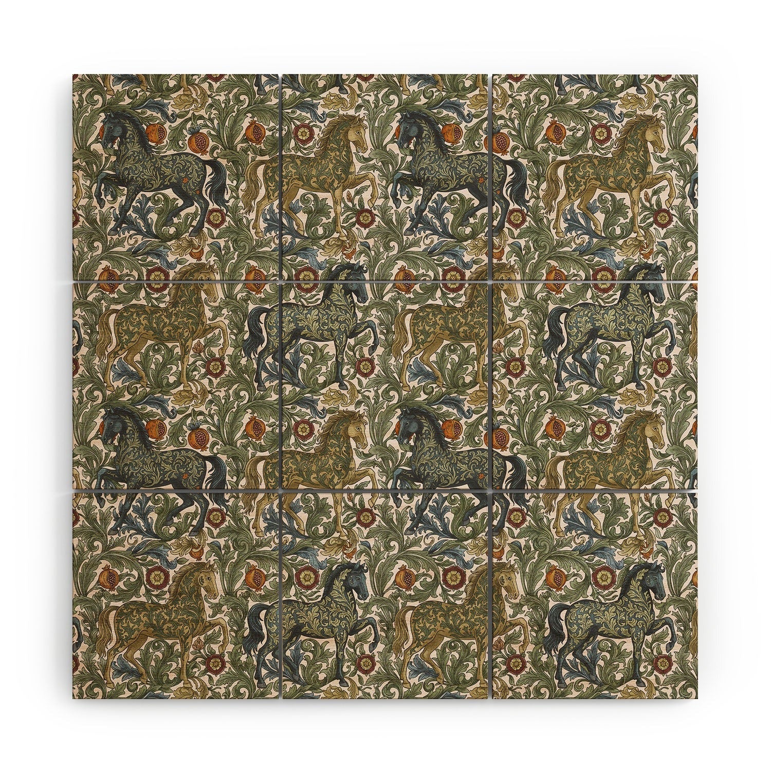 Marta Barragan Camarasa Renaissance Horse Garden Wood Wall Mural