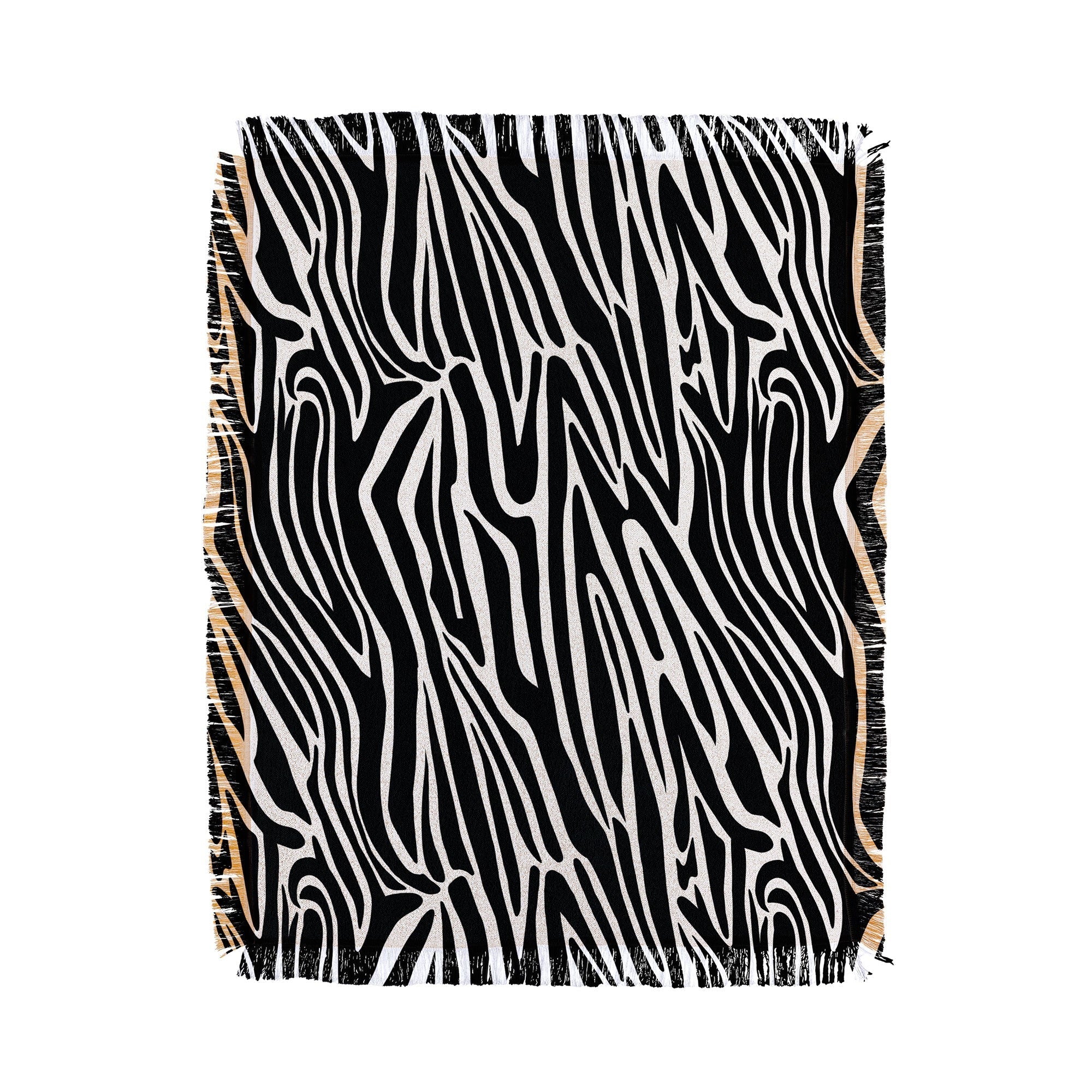 Jennifer Labre Wild Zebra Throw Blanket