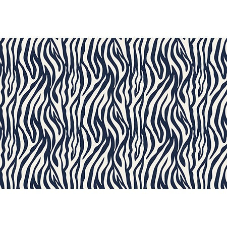 Avenie BR Navy Tiger Stripes Wall Mural