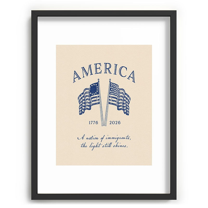 DENY Designs America250 Recessed Framing Rectangle
