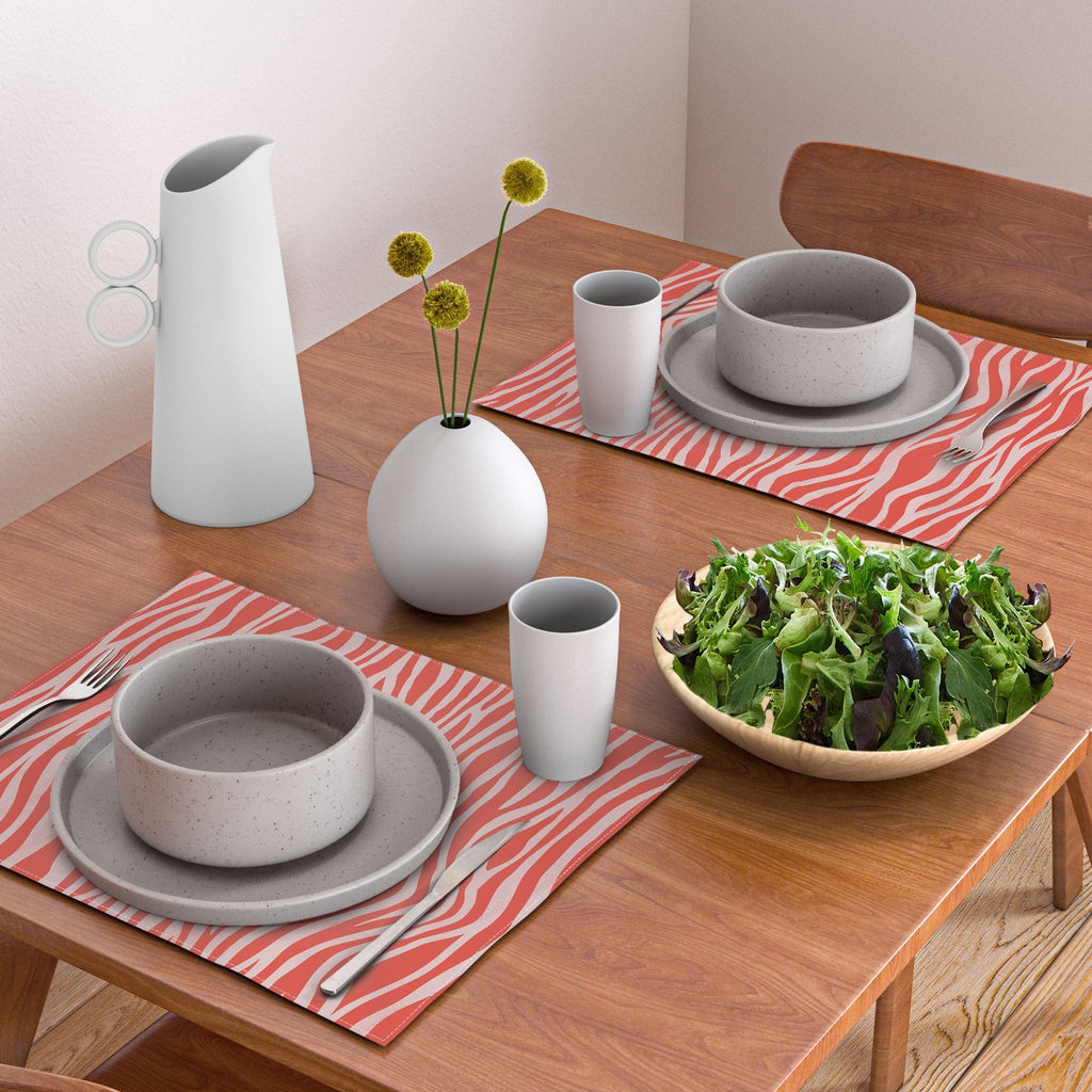 Avenie BR Red Zebra Stripe Placemat