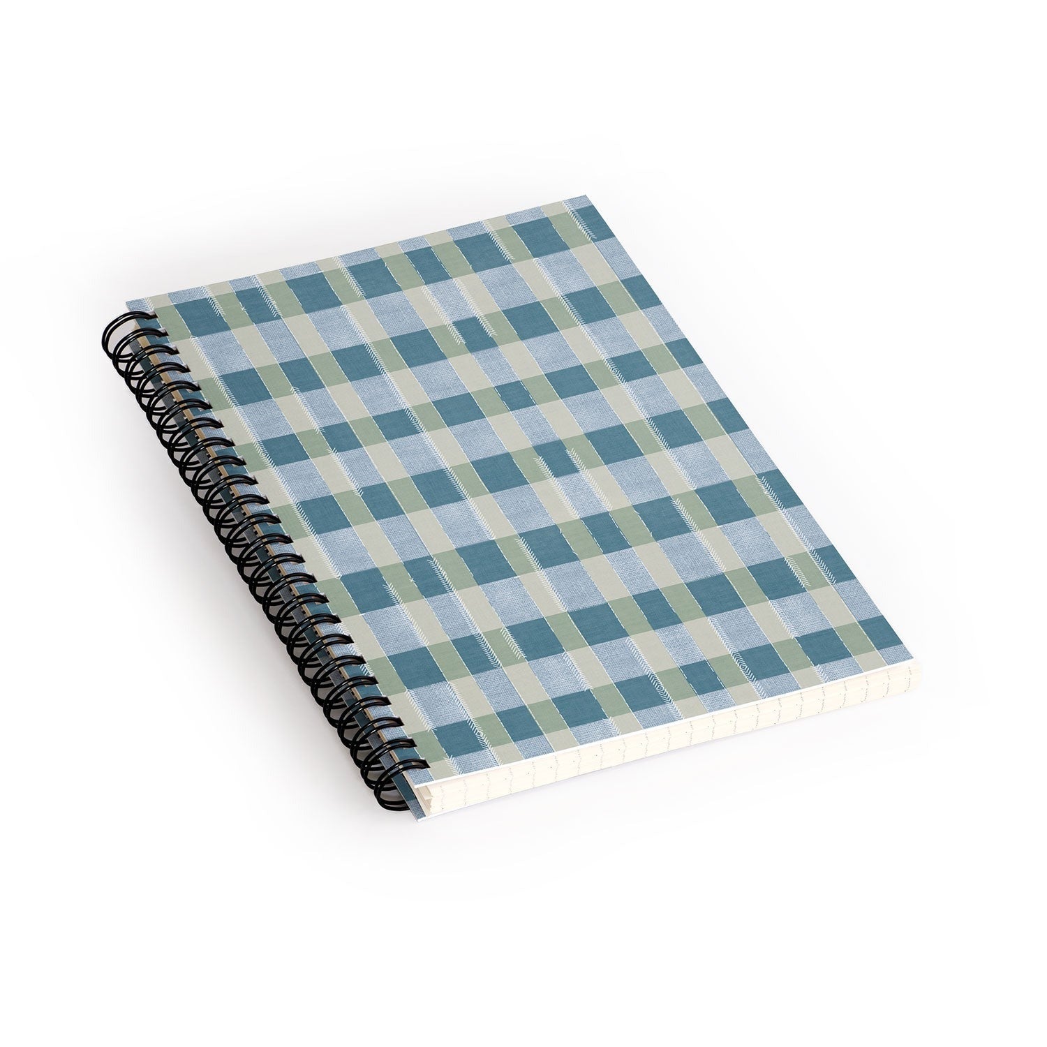 Marta Barragan Camarasa Country Style Checks Spiral Notebook
