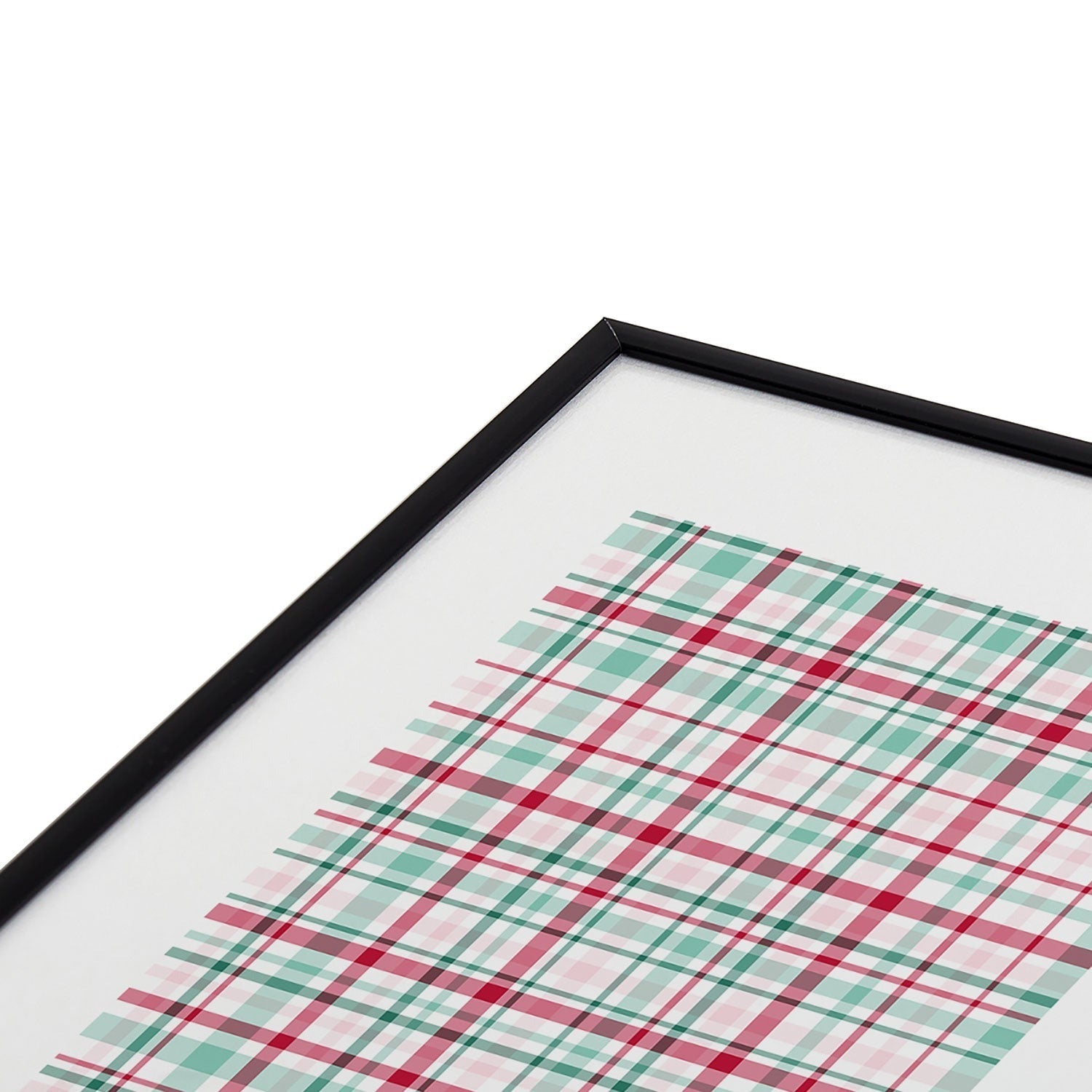 Lisa Argyropoulos Merry Vintage Plaid Metal Framed Art Print
