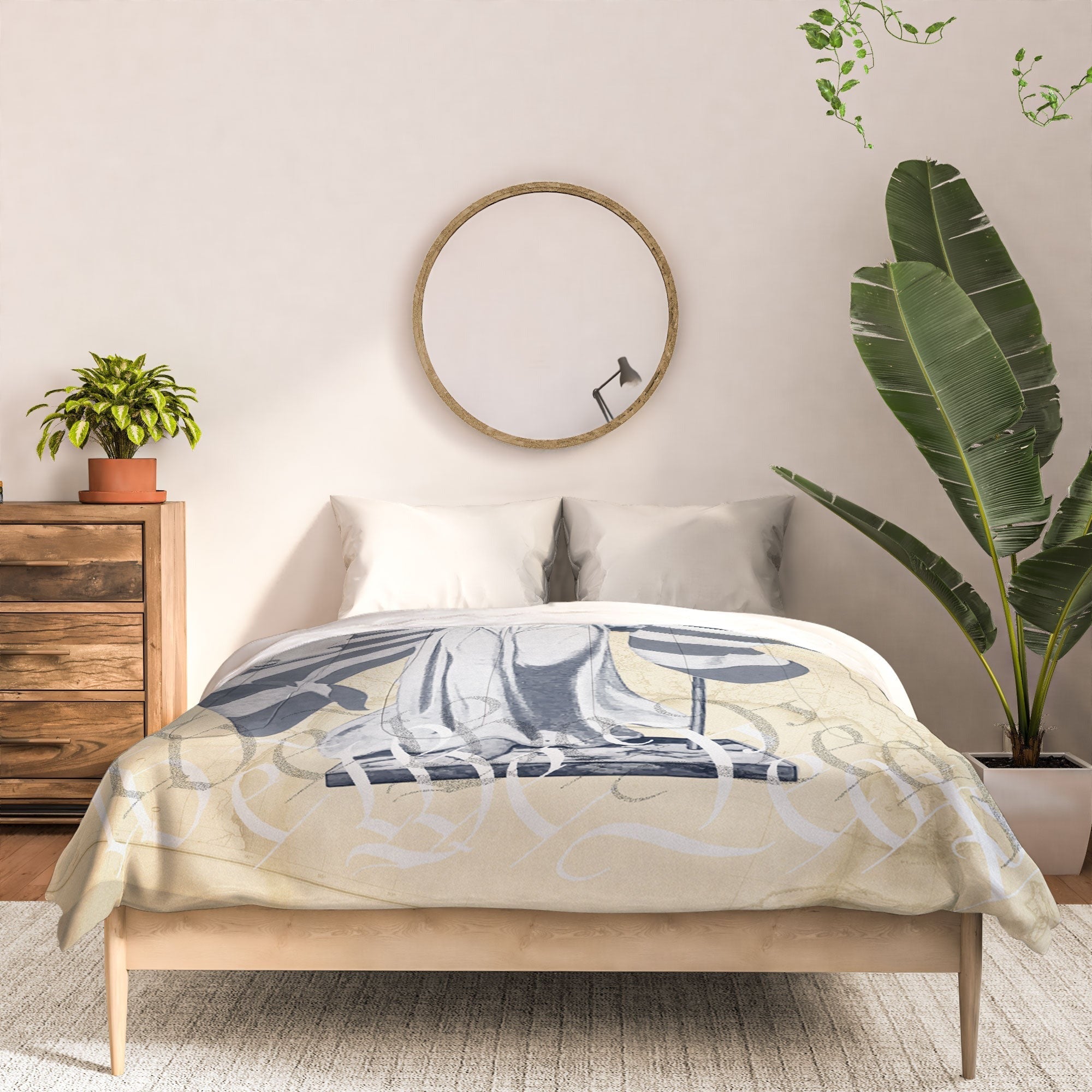 DENY Designs Liberty and Justice Woman Comforter