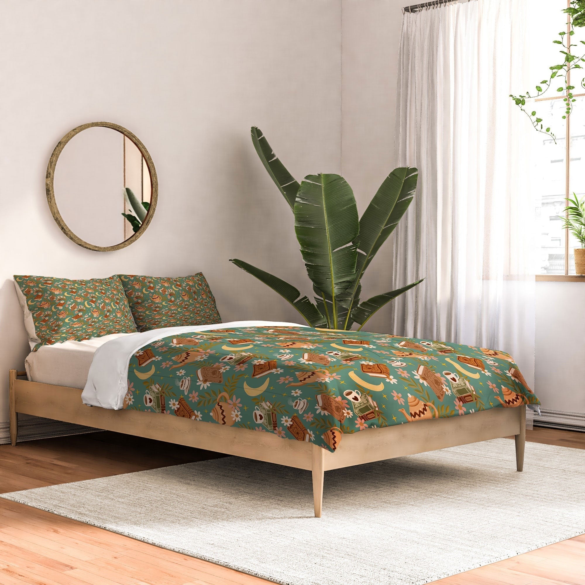 Avenie Moonlit Reading Nook I Comforter