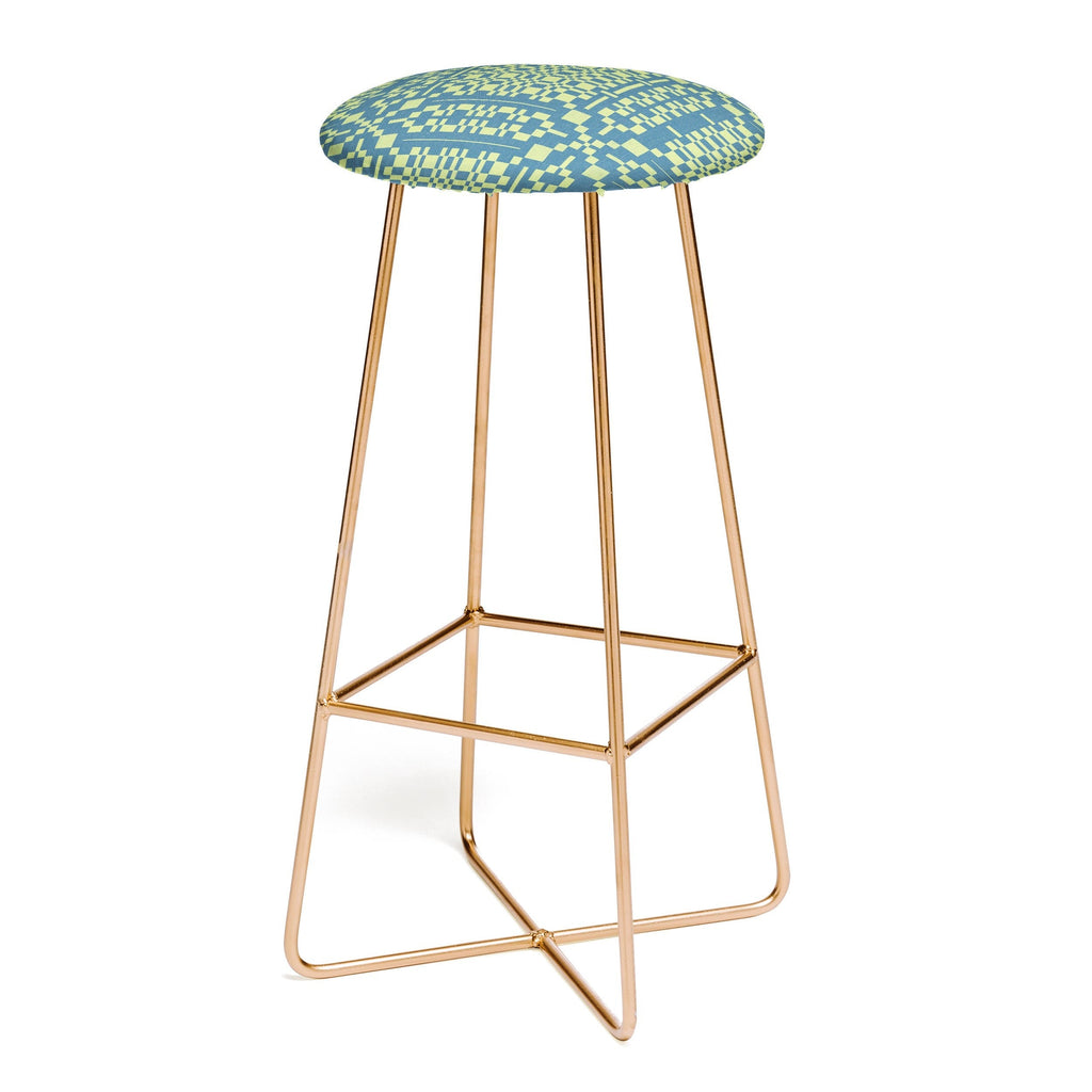 Marta Barragan Camarasa Nostalgic Grid Design Bar Stool