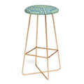 Marta Barragan Camarasa Nostalgic Grid Design Bar Stool