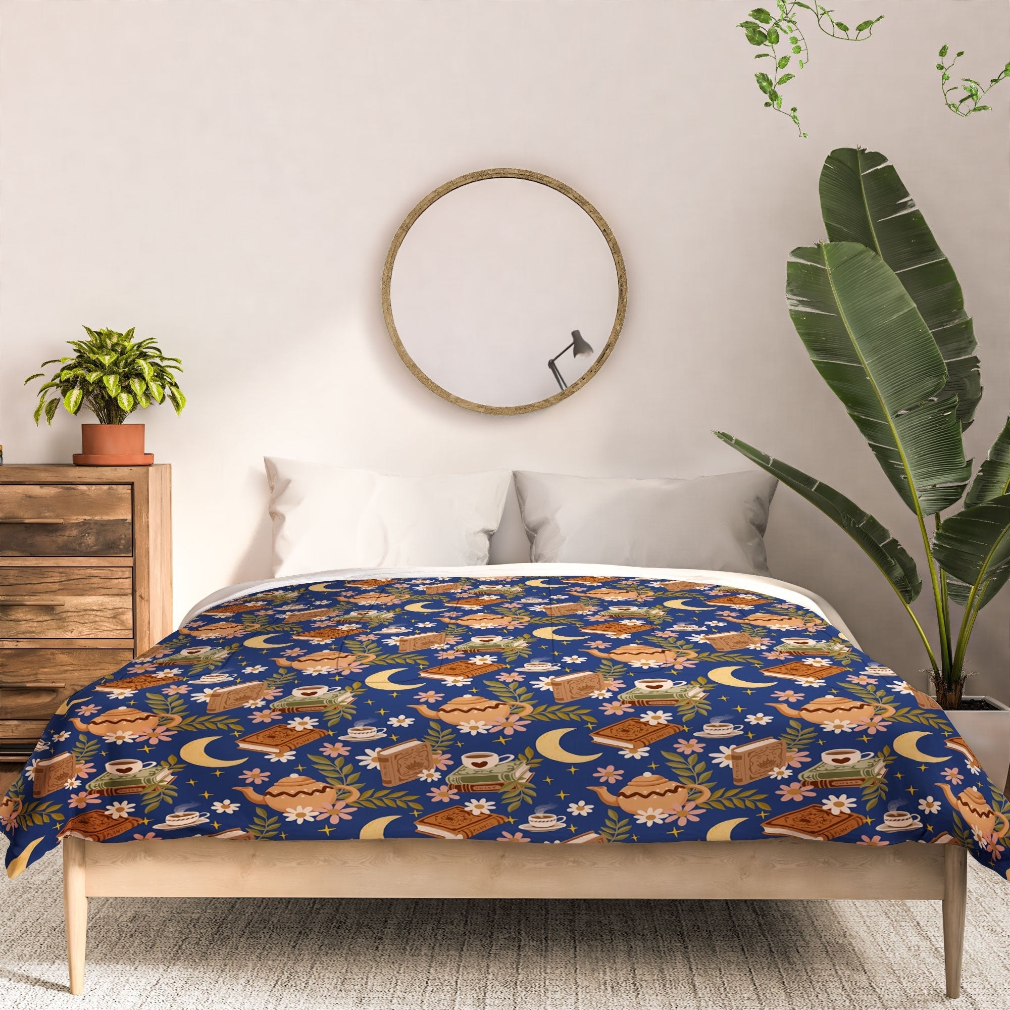 Avenie Moonlit Reading Nook II Comforter